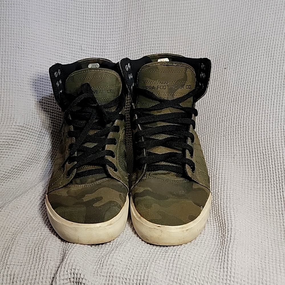 Supra Skytop Muska 001s Camouflage Colorway M sz10.5GUC